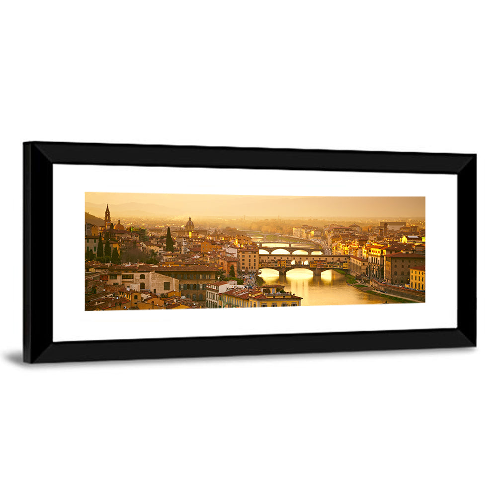 Ponte Vecchio at Sunset Wall Art