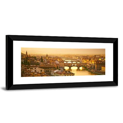 Ponte Vecchio at Sunset Wall Art