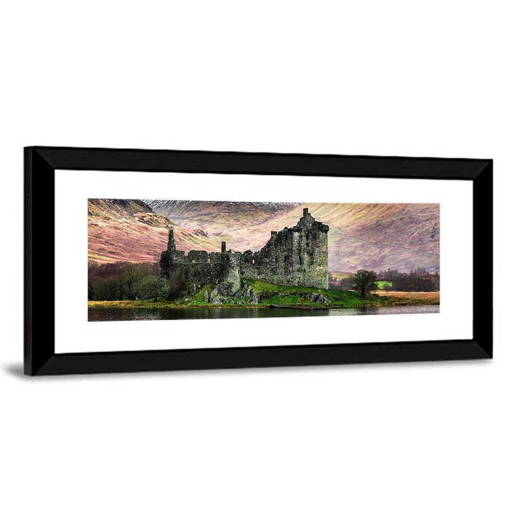 Kilchurn Castle in Winter, Loch Awe Wall Art