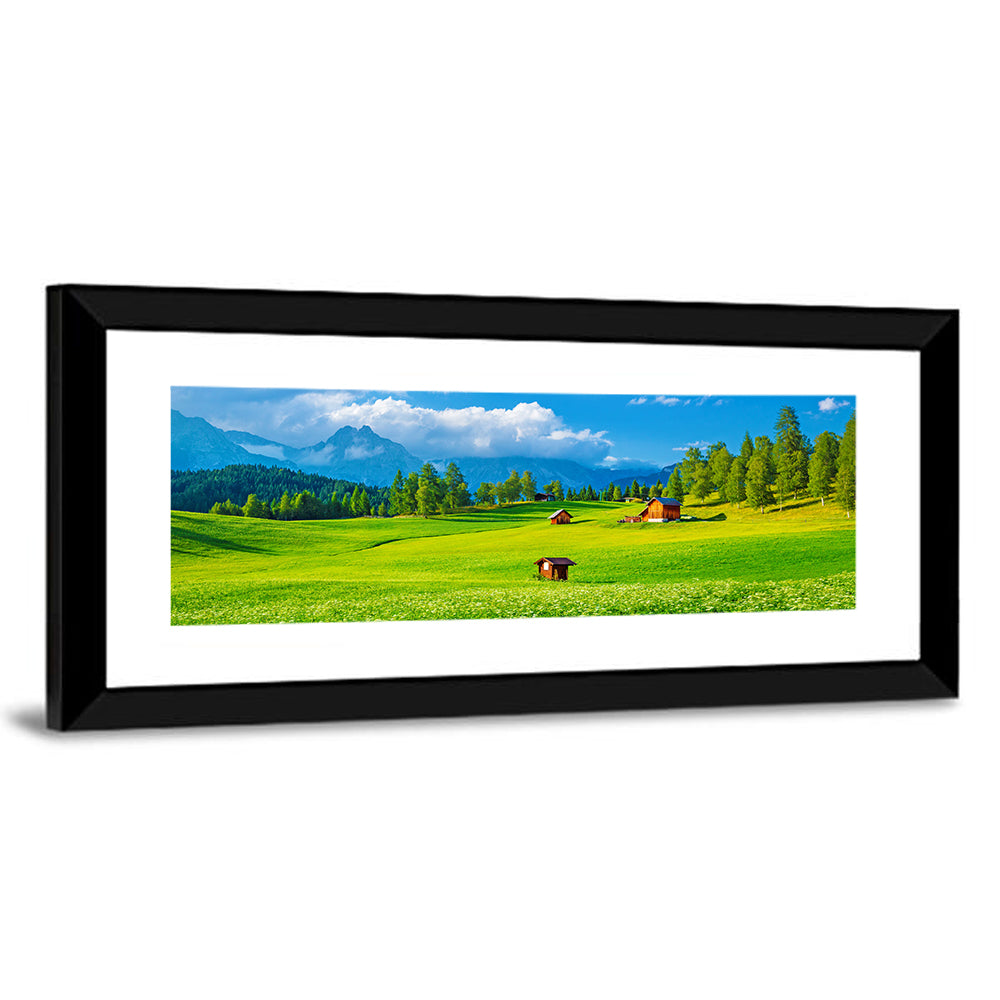 Alpine Valley Meadow, Austria Wall Art