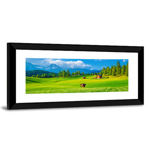 Valley In Alpine Mountains Austria Wall Art