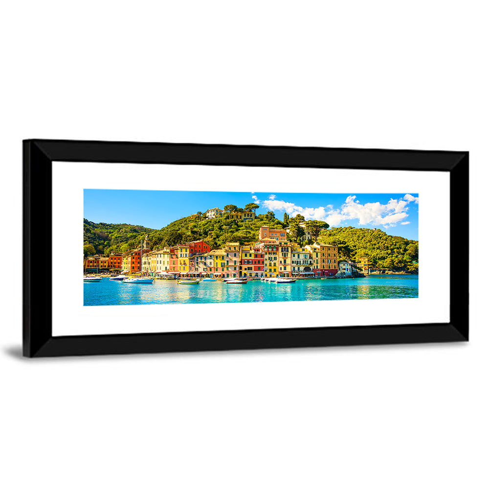 Colorful Portofino Harbor Wall Art