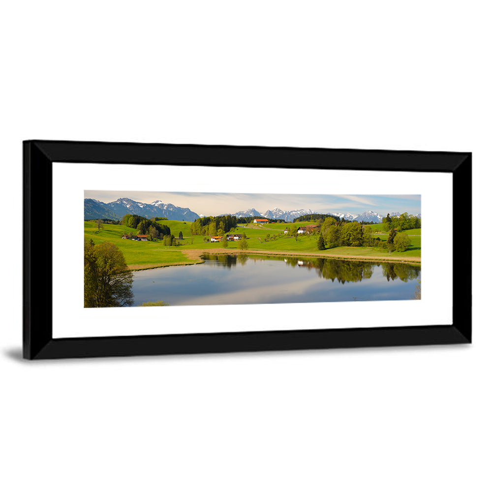 Bavarian Mountain Lake Wall Art