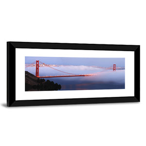 Golden Gate Bridge At Dusk Wall Art