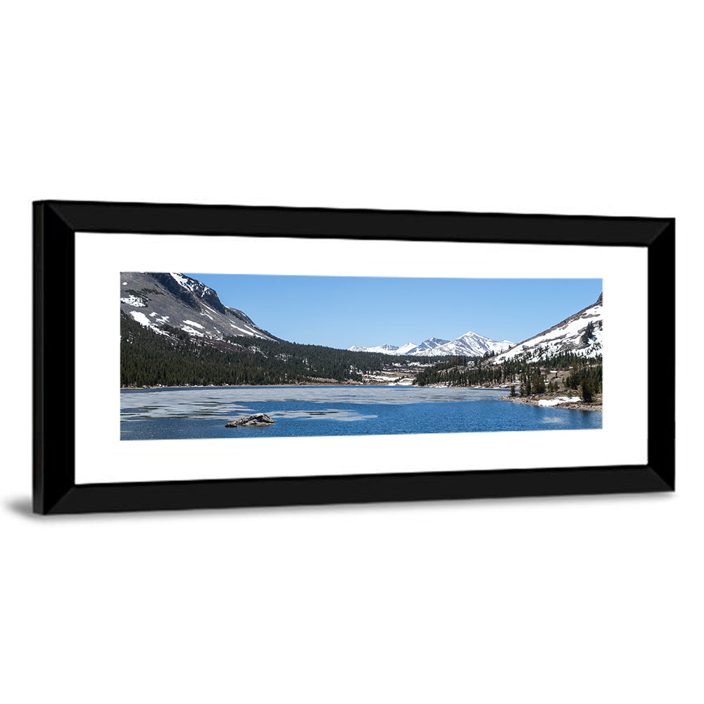 Yosemite Frozen Lake Scene Wall Art