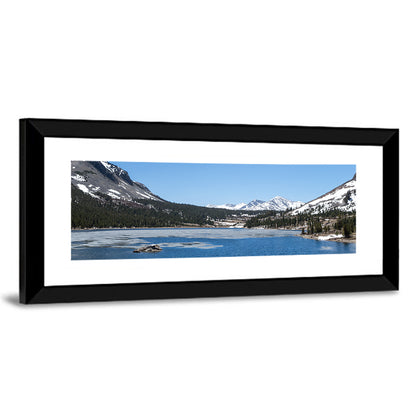 Frozen Lake In Yosemite National Park Wall Art