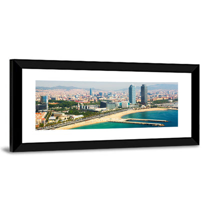 Barcelona from the Mediterranean Wall Art