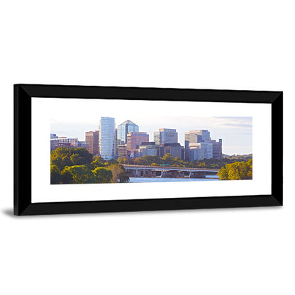 Rosslyn Skyline with Kayaks Wall Art