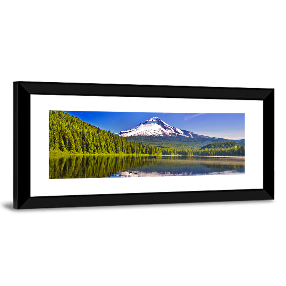 Mt Hood Reflected in Trillium Lake Wall Art