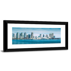 San Diego City Bay Skyline Wall Art