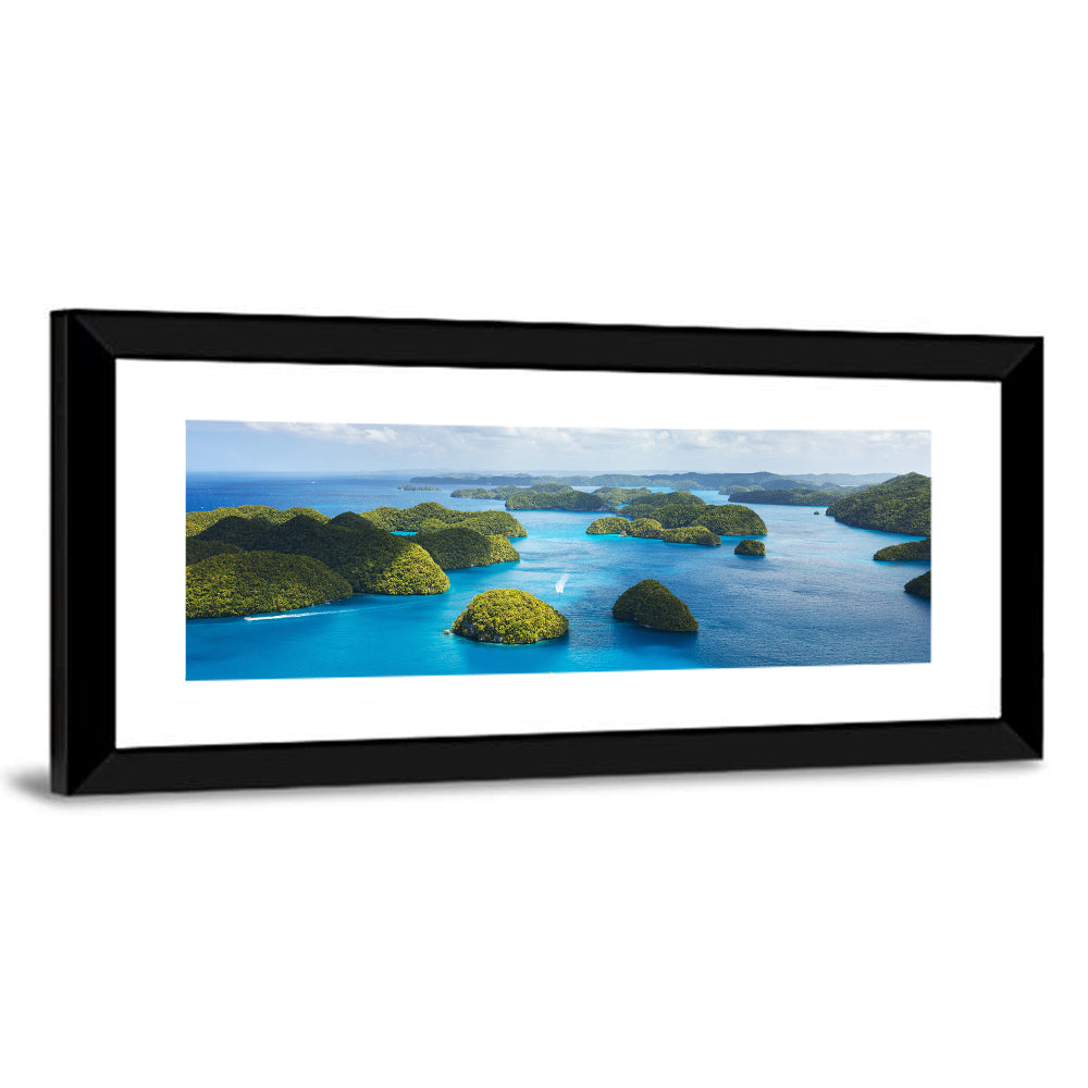 Rock Islands Aerial View Wall Art