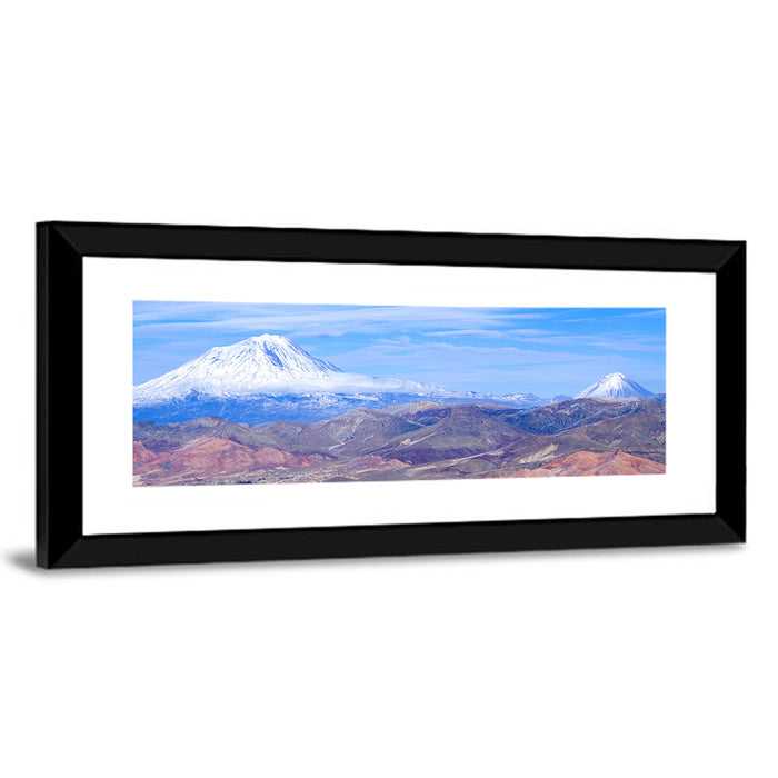 Snow-capped Mount Ararat Wall Art as a framed print