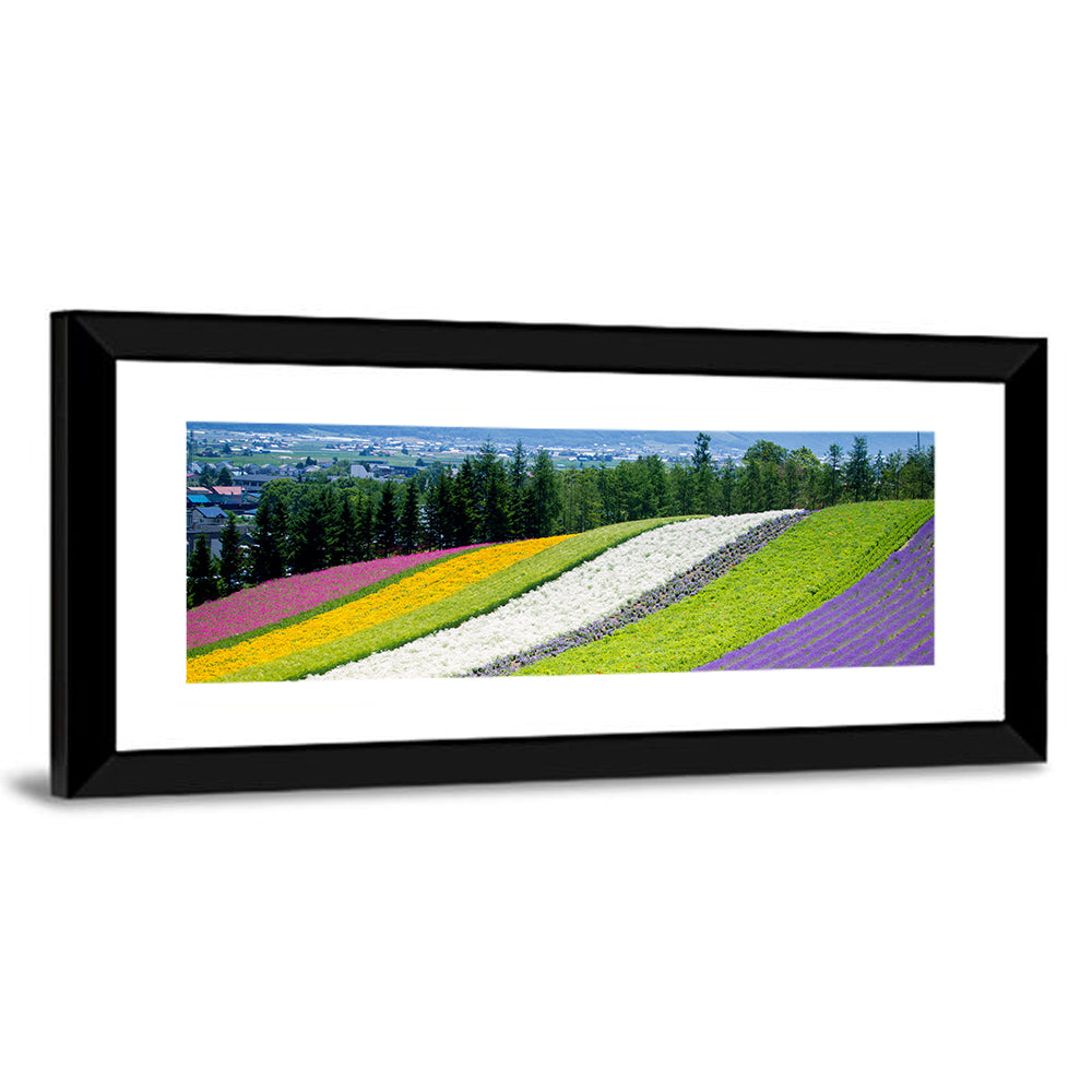 Farm Tomita Lavender Fields Wall Art