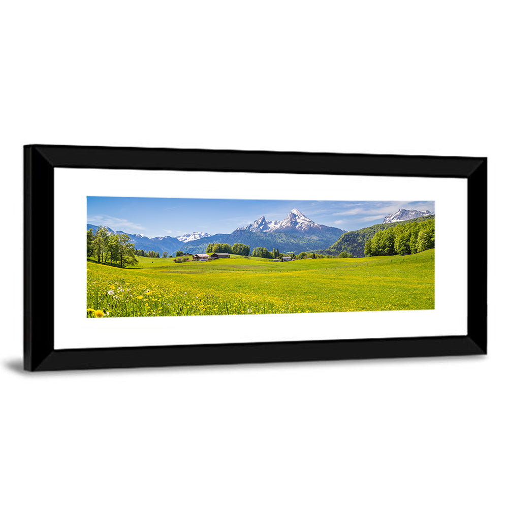 Watzmann Mountain Meadow Wall Art