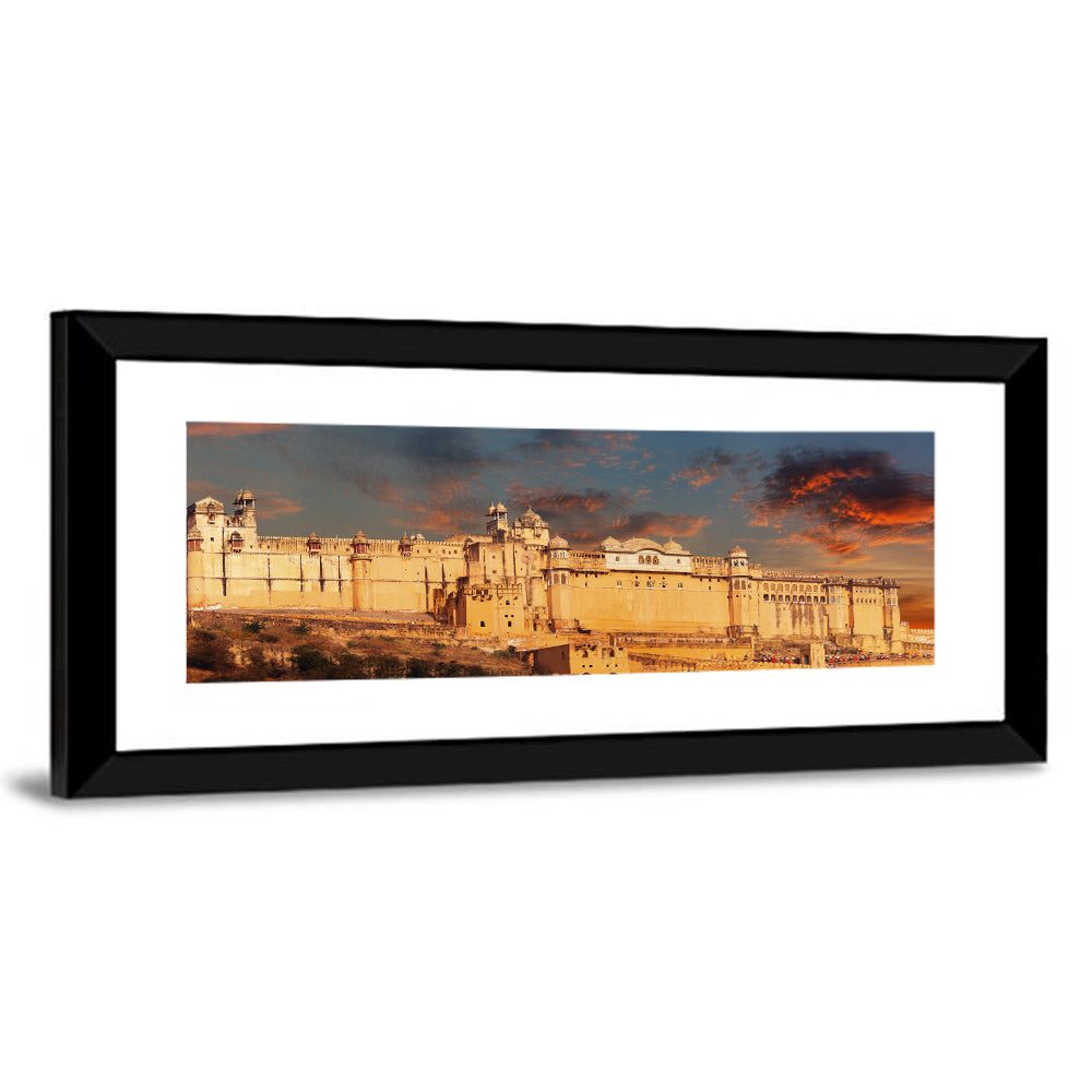 Amer Fort at Golden Dusk Wall Art