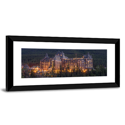 Fairmont Banff Springs at Dusk Wall Art