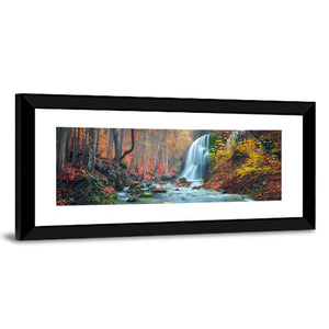 Silver Stream Waterfall In Crimea Wall Art