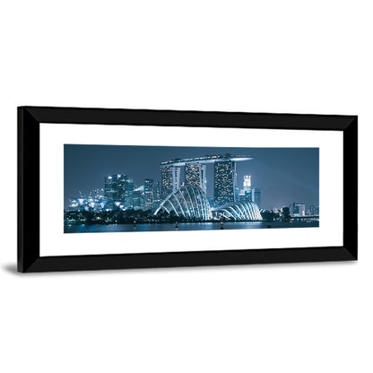 Singapore Skyscaper In Marina Bay Wall Art