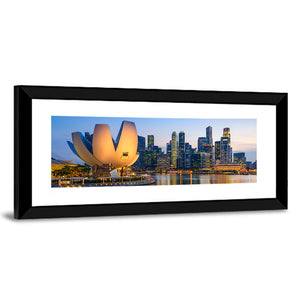 Singapore Skyline At Marina Wall Art