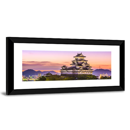 Himeji Castle at Dusk Wall Art