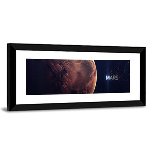 Mars Planet Close-Up Wall Art