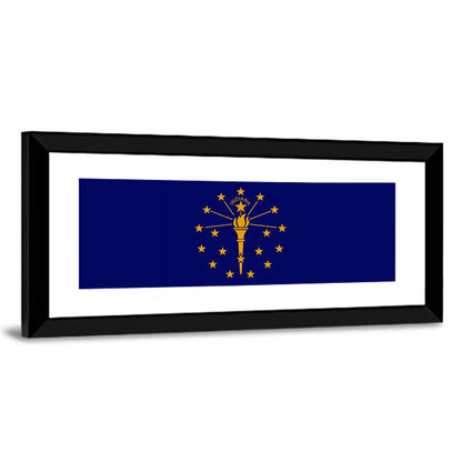 Indiana State Flag Graphic Wall Art
