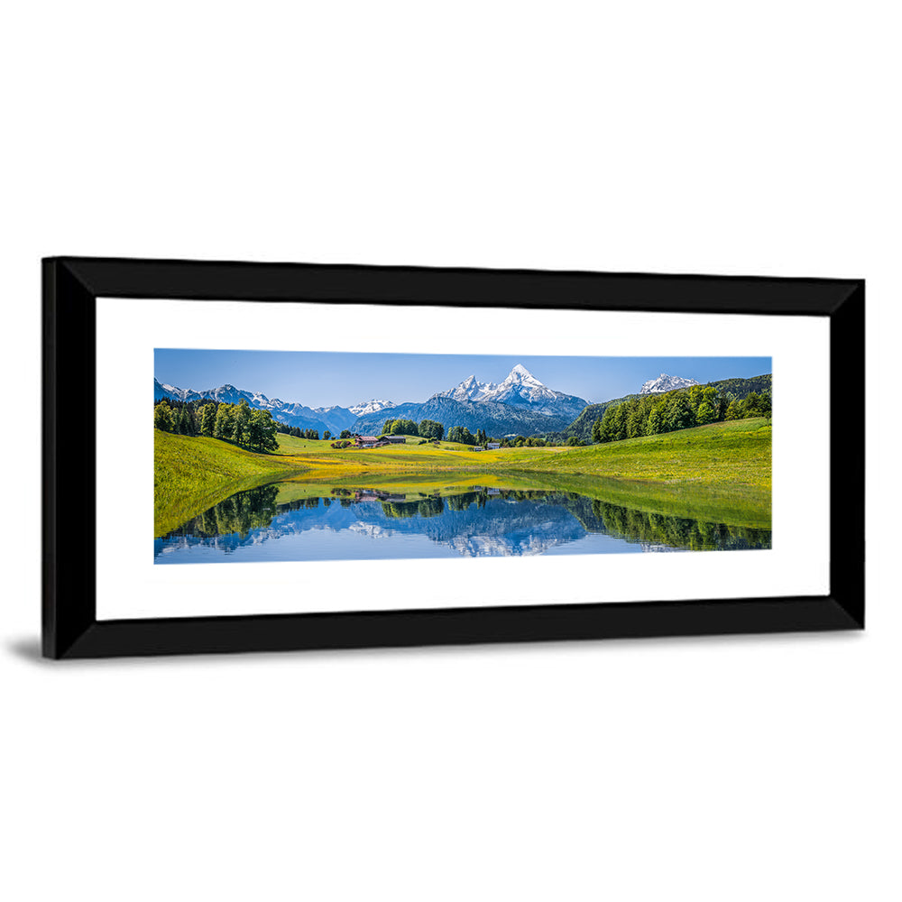 Watzmann Summer Reflection Wall Art