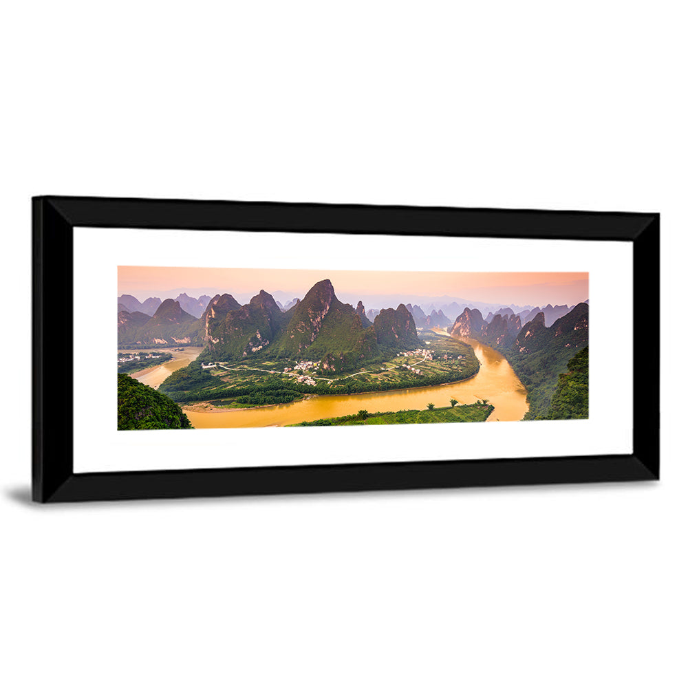 Xingping Karst Mountains Wall Art