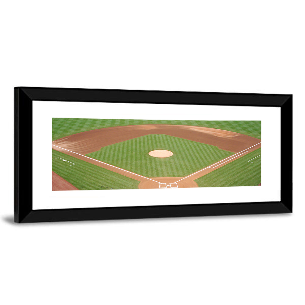Aerial Baseball Diamond Wall Art
