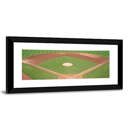 Aerial Baseball Diamond Wall Art