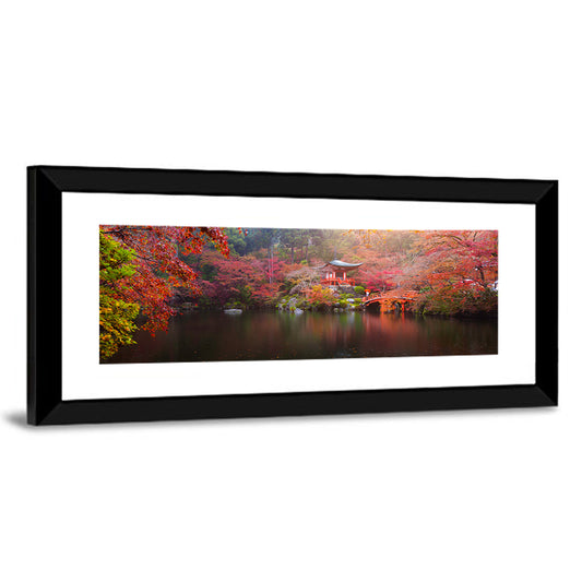 Daigo-ji Temple Autumn Reflection Wall Art