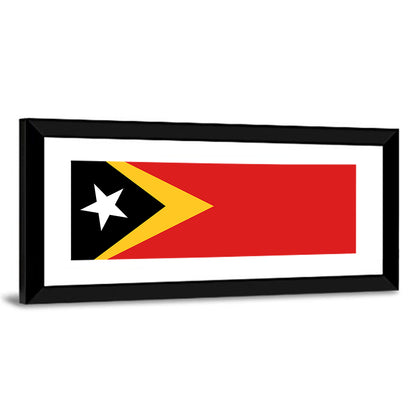 East Timorese National Official Flag Wall Art