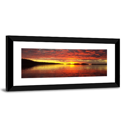 Lake Athabasca Sunset Reflection Wall Art