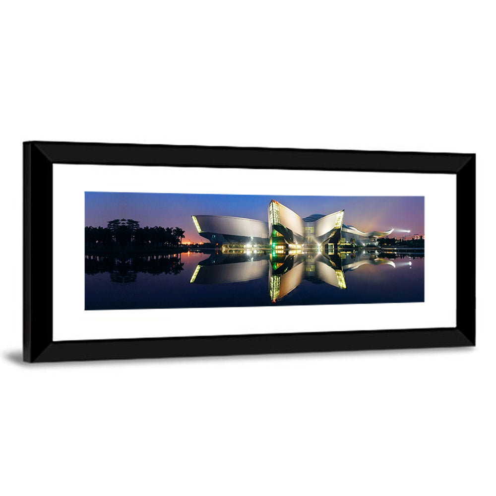 Guangdong Science Center Night Reflection Wall Art