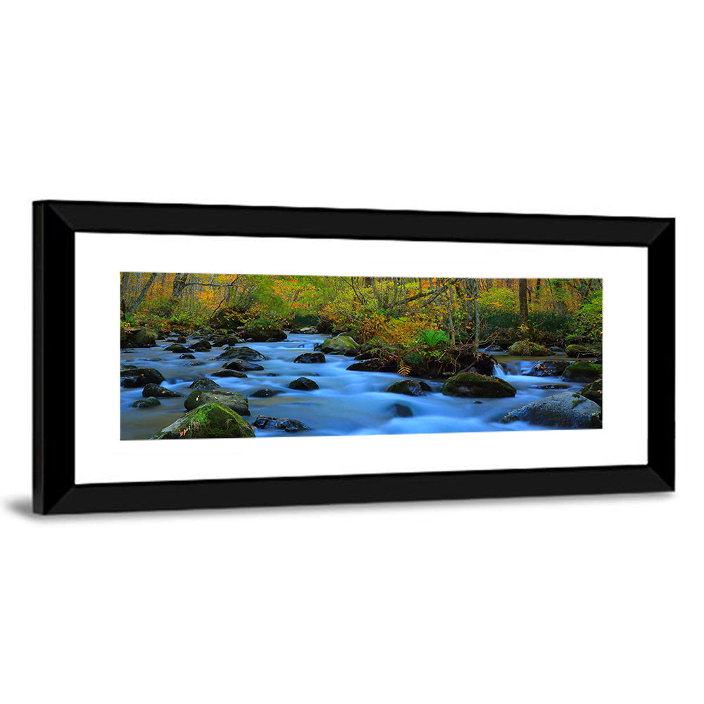 Oirase Gorge Autumn Stream Wall Art