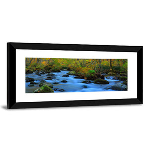 Stream Oirase Gorge In Autumn Wall Art