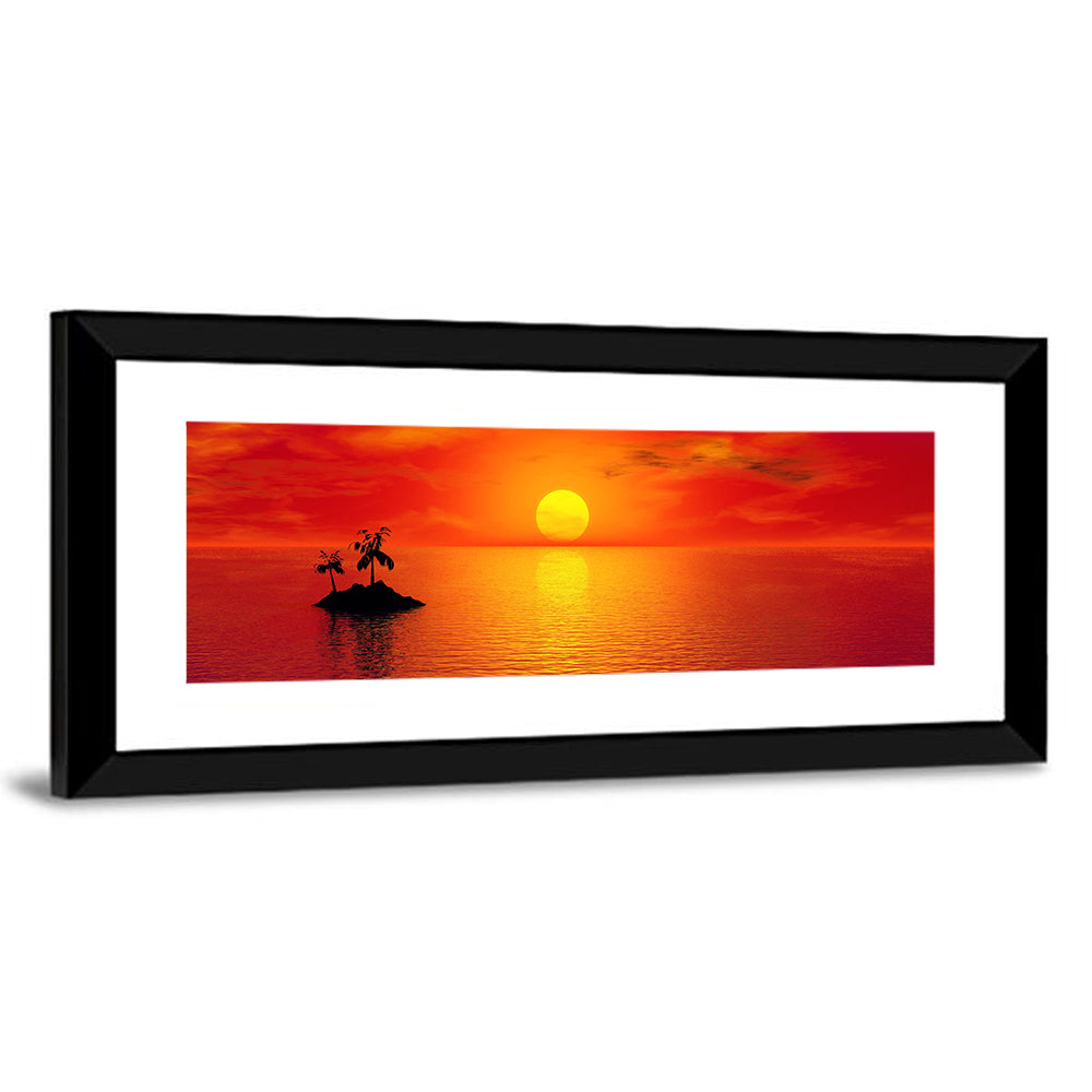 Coconut Island Sunset Wall Art