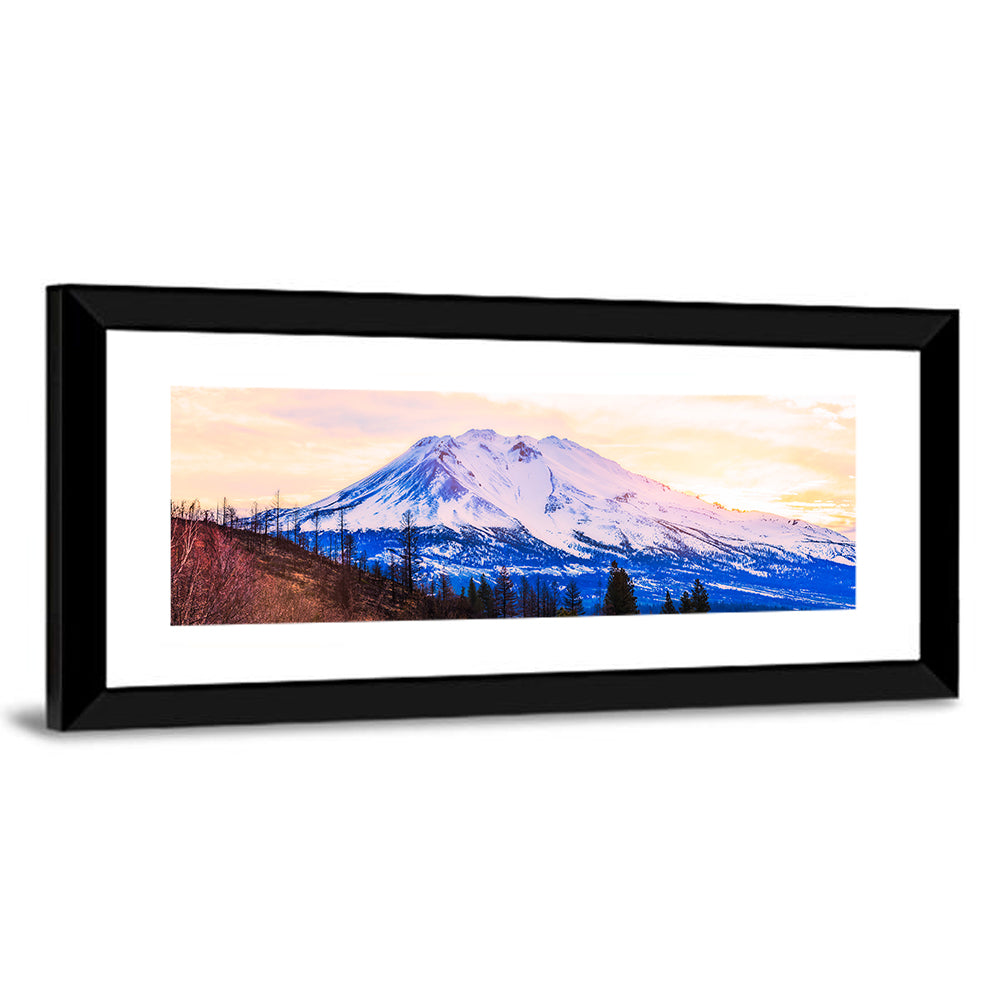 Sunset Over Mount Shesta Wall Art