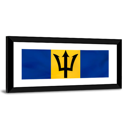 Barbados National Flag Wall Art