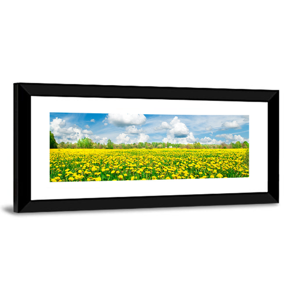Yellow Dandelion Meadow Wall Art