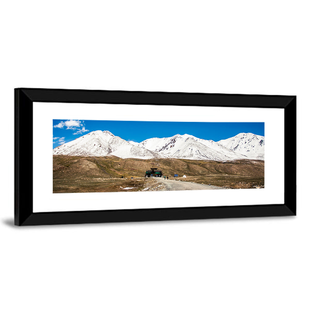 Karakoram Snow Peaks with Road Wall Art