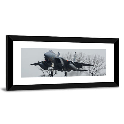 Usaf F-15 Eagle Landing Approach Wall Art