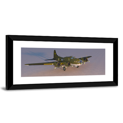 US Four-engine Propeller Bomber Wall Art