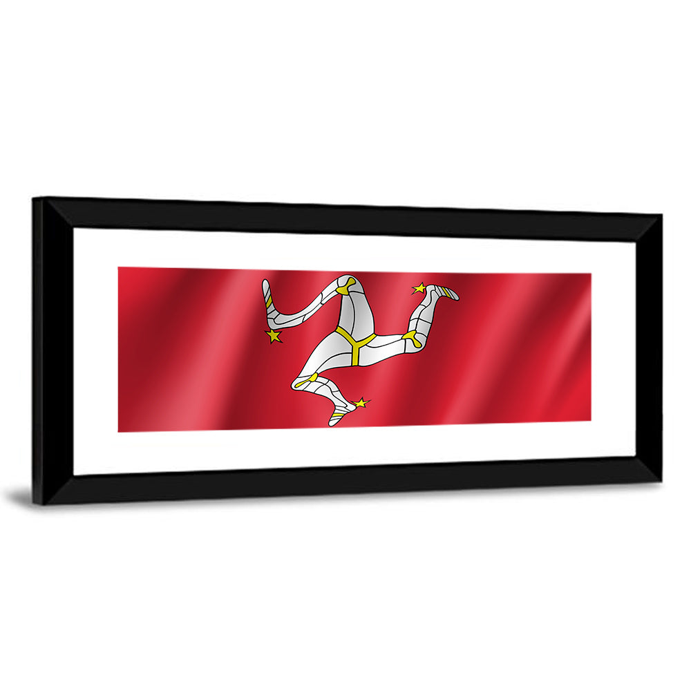 Isle of Man Flag Emblem Wall Art