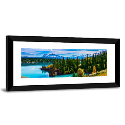 Abraham Lake Shoreline Wall Art