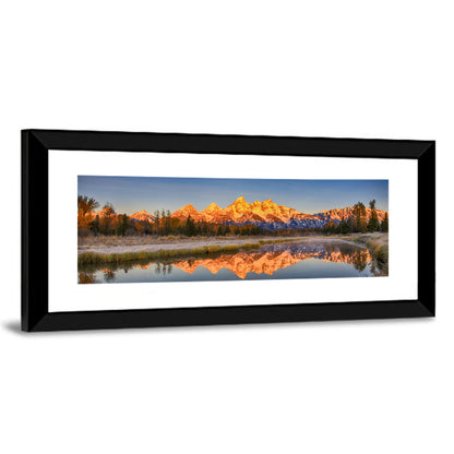 Grand Teton Sunrise Reflection Wall Art