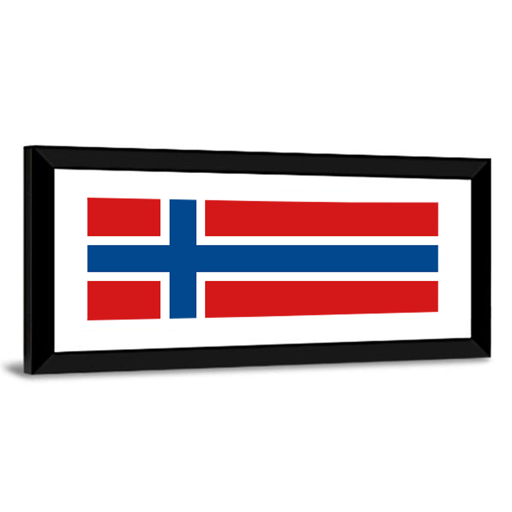 Norwegian Flag Graphic Wall Art