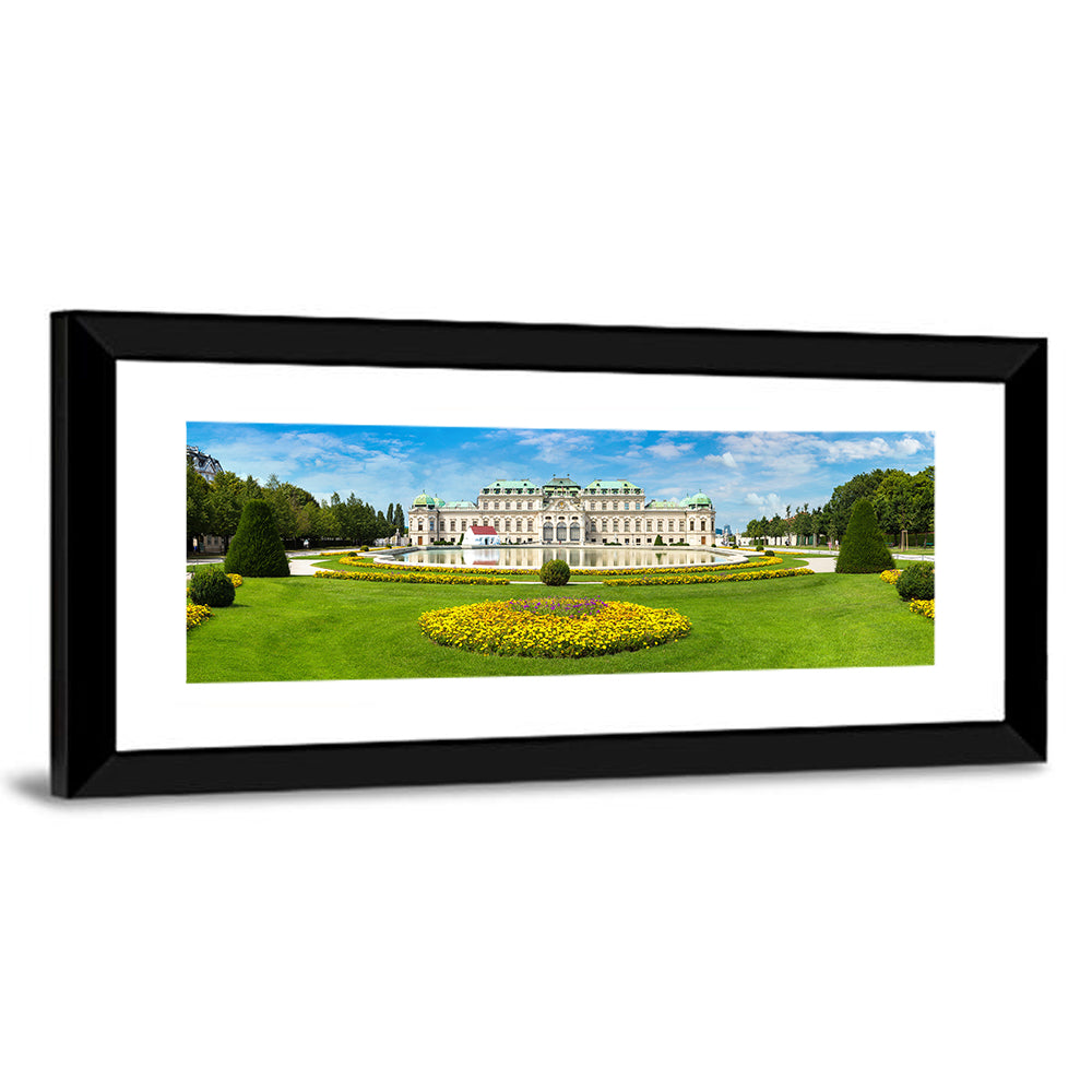 Belvedere Palace Garden View, Vienna Wall Art