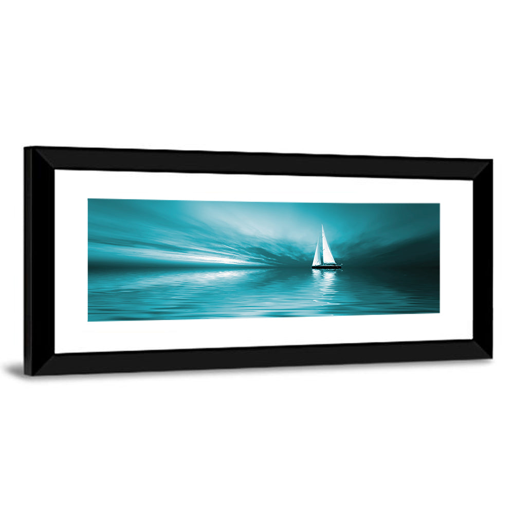 Sailboat at Dusk Wall Art