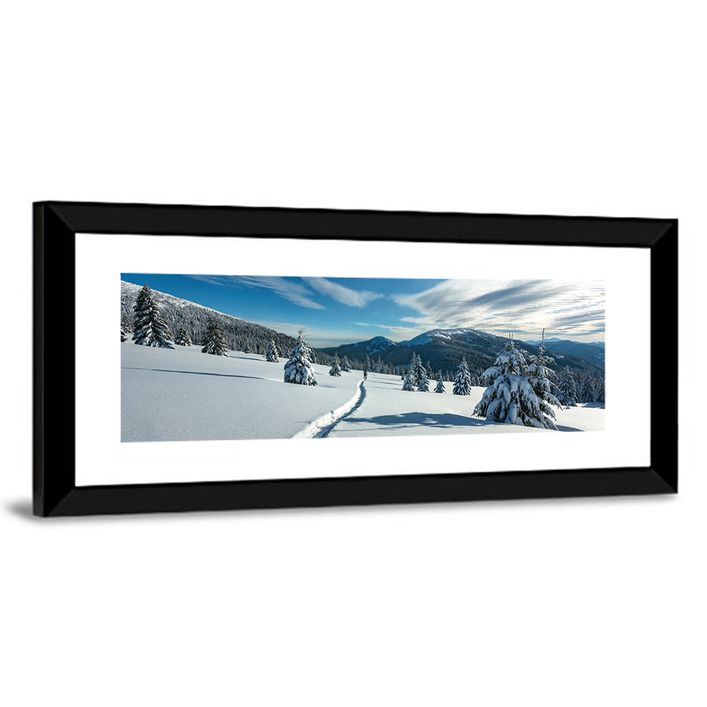 Snowy Carpathian Trail Wall Art